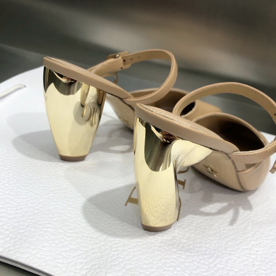 Dior Rhodes Heeled Mule Brown