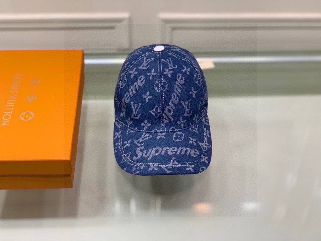 Louis Vuitton Get Ready Supreme Cap Blue