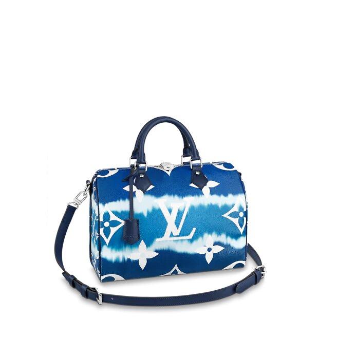 Louis Vuitton ESCALE SPEEDY BANDOULIÈRE 30 blue