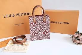 Louis Vuitton SINCE 1854 PETIT SAC PLAT Bag Red