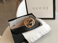 Gucci Belt With Double G Buckle Black