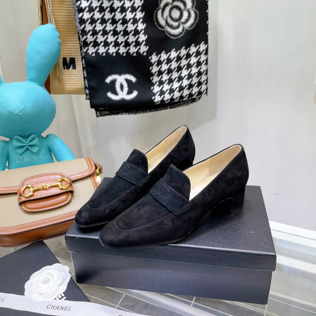 Chanel Loafers Black