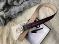 Gucci Belt With Double G Buckle Black