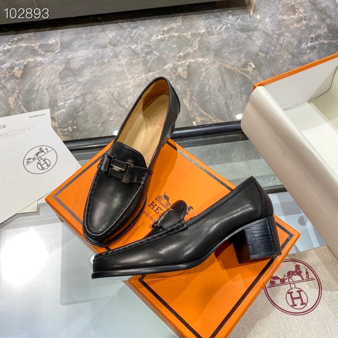 Hermes Elysee Pump Black