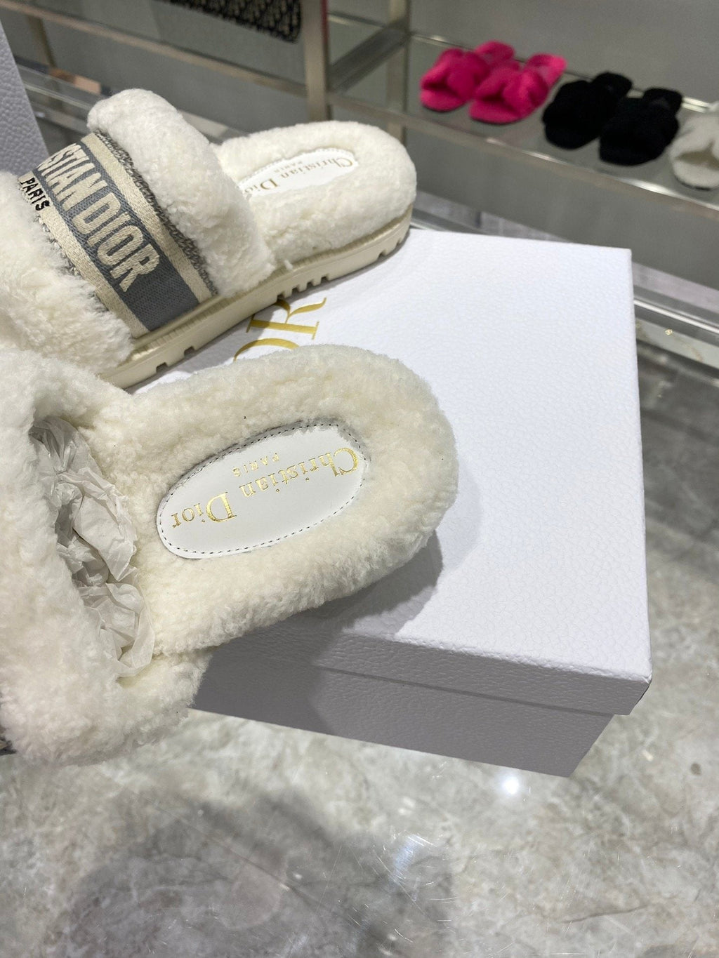 Dior Chez Moi Slide White