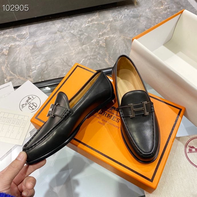 Hermes Paris Loafer Black