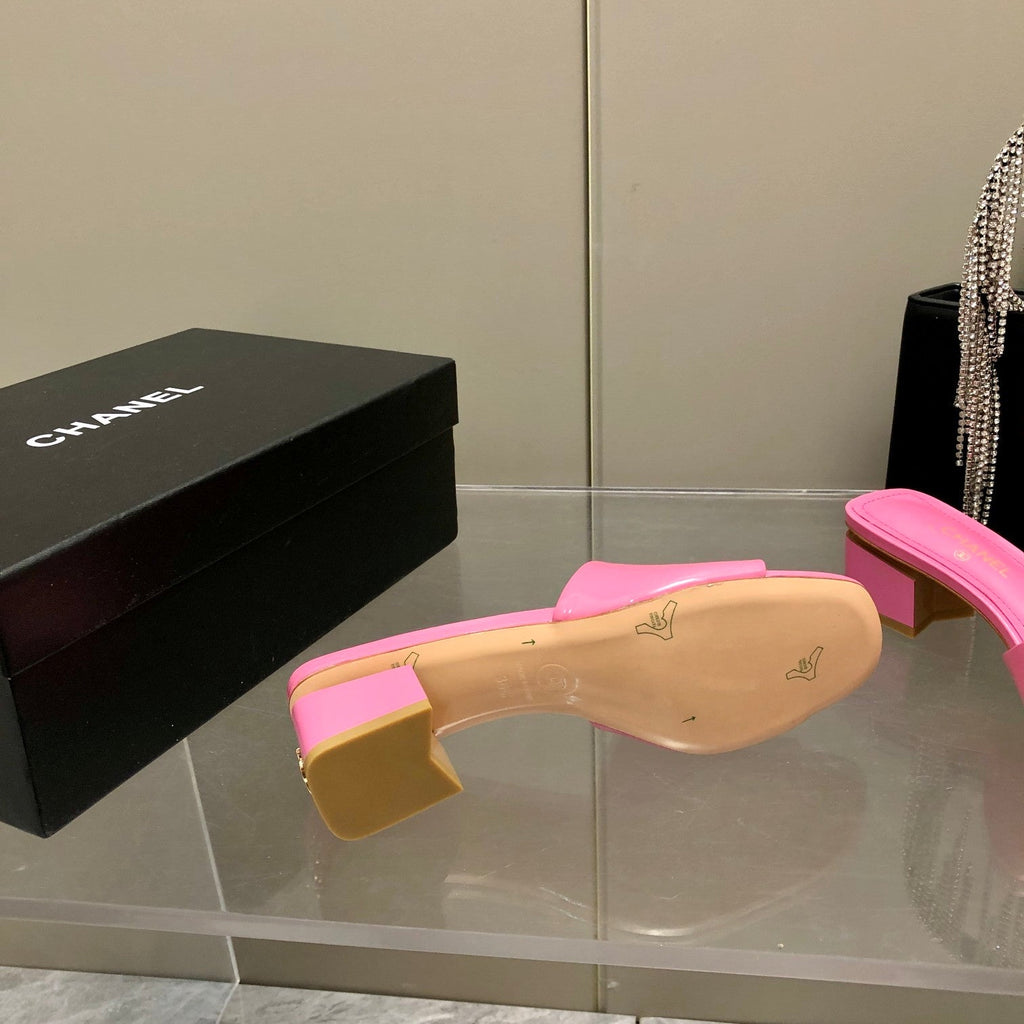 Chanel Mules Pink