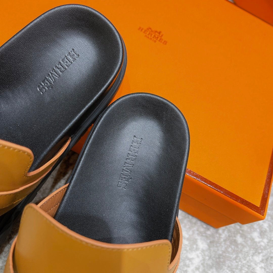 Hermes Elixir Sandal Brown