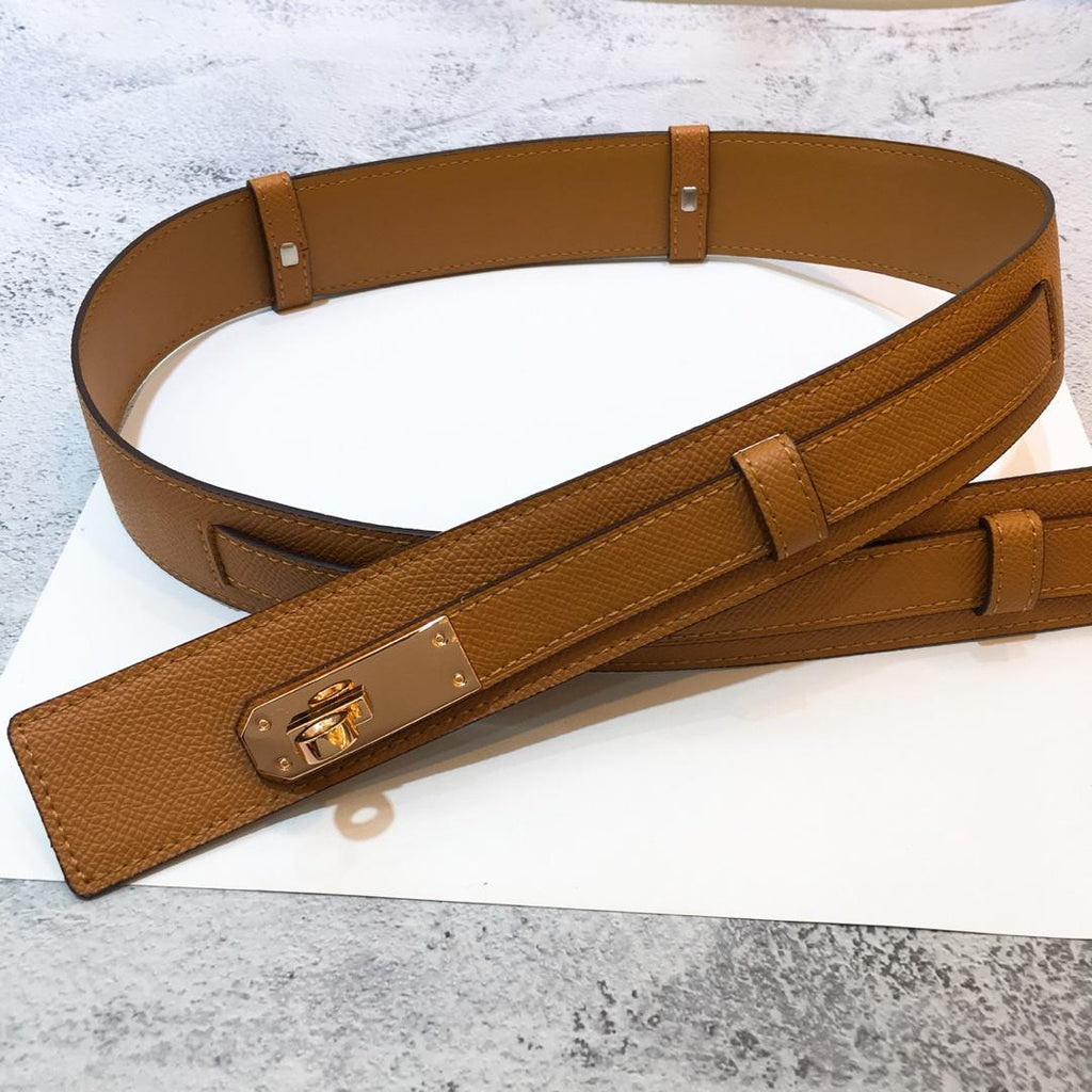 Hermes Kelly Belt Orange