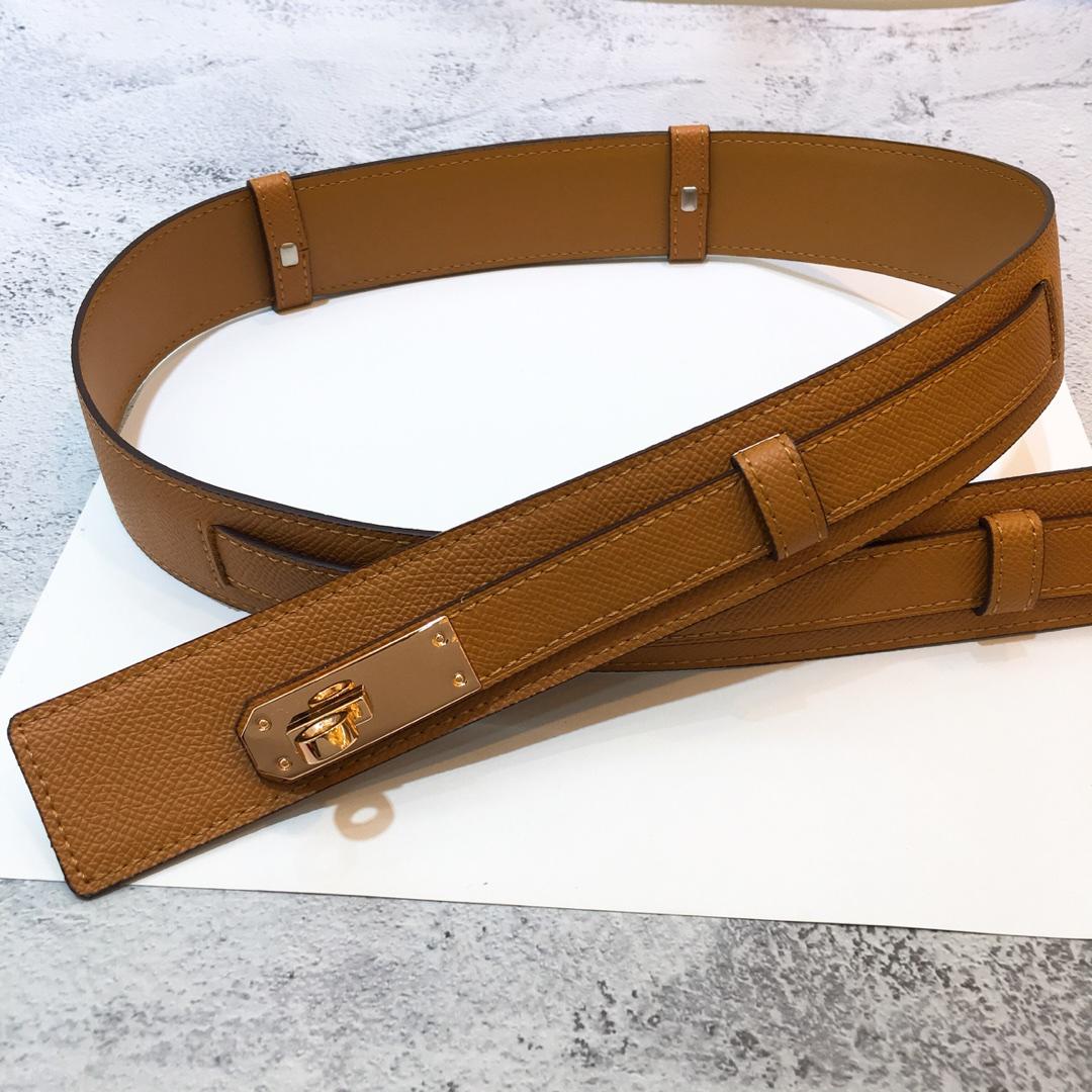 Hermes Kelly Belt Orange