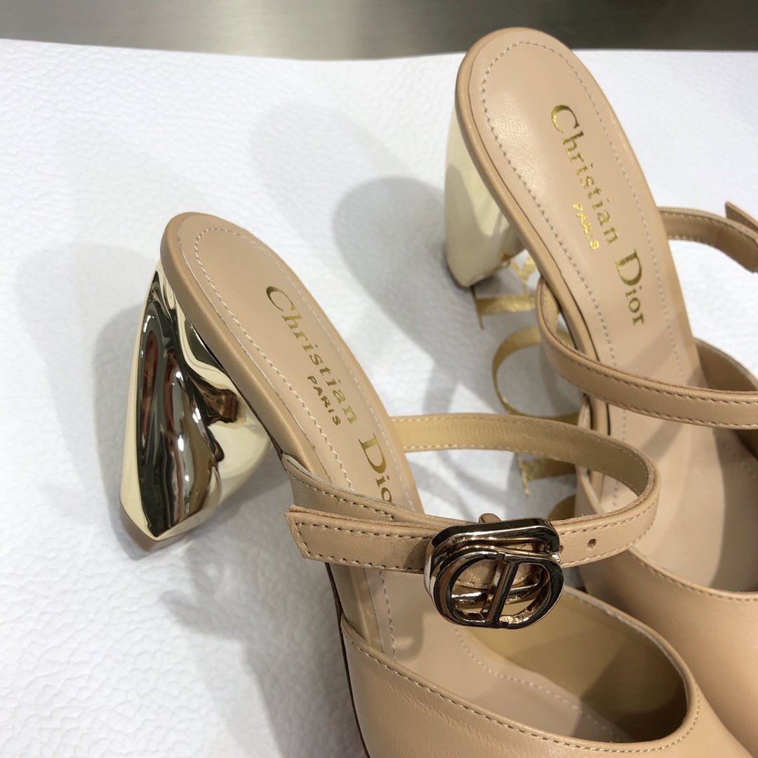 Dior Rhodes Heeled Mule Brown