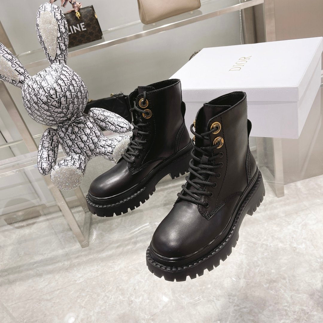 Dior Empreinte Ankle Boot Black