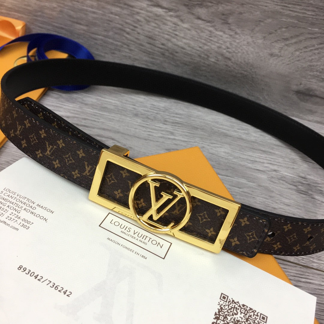 Louis Vuitton Dauphine Belt Black