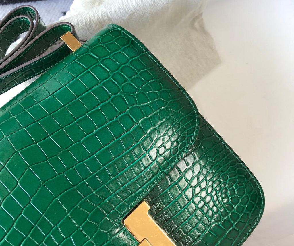 Hermes Crossbody Bag 23cm Green