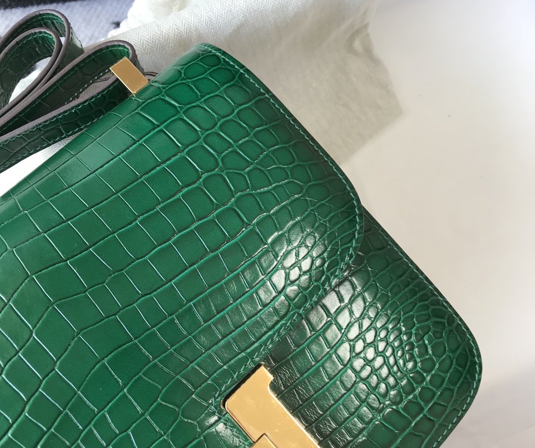 Hermes Crossbody Bag 23cm Green