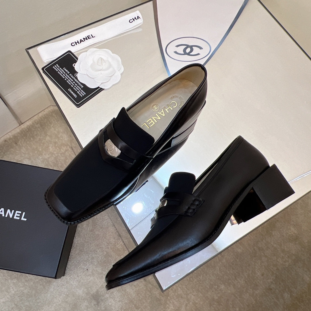 Chanel Loafers Black