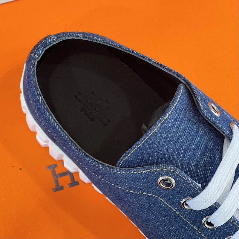 Hermes Climb Sneaker Low Top Blue