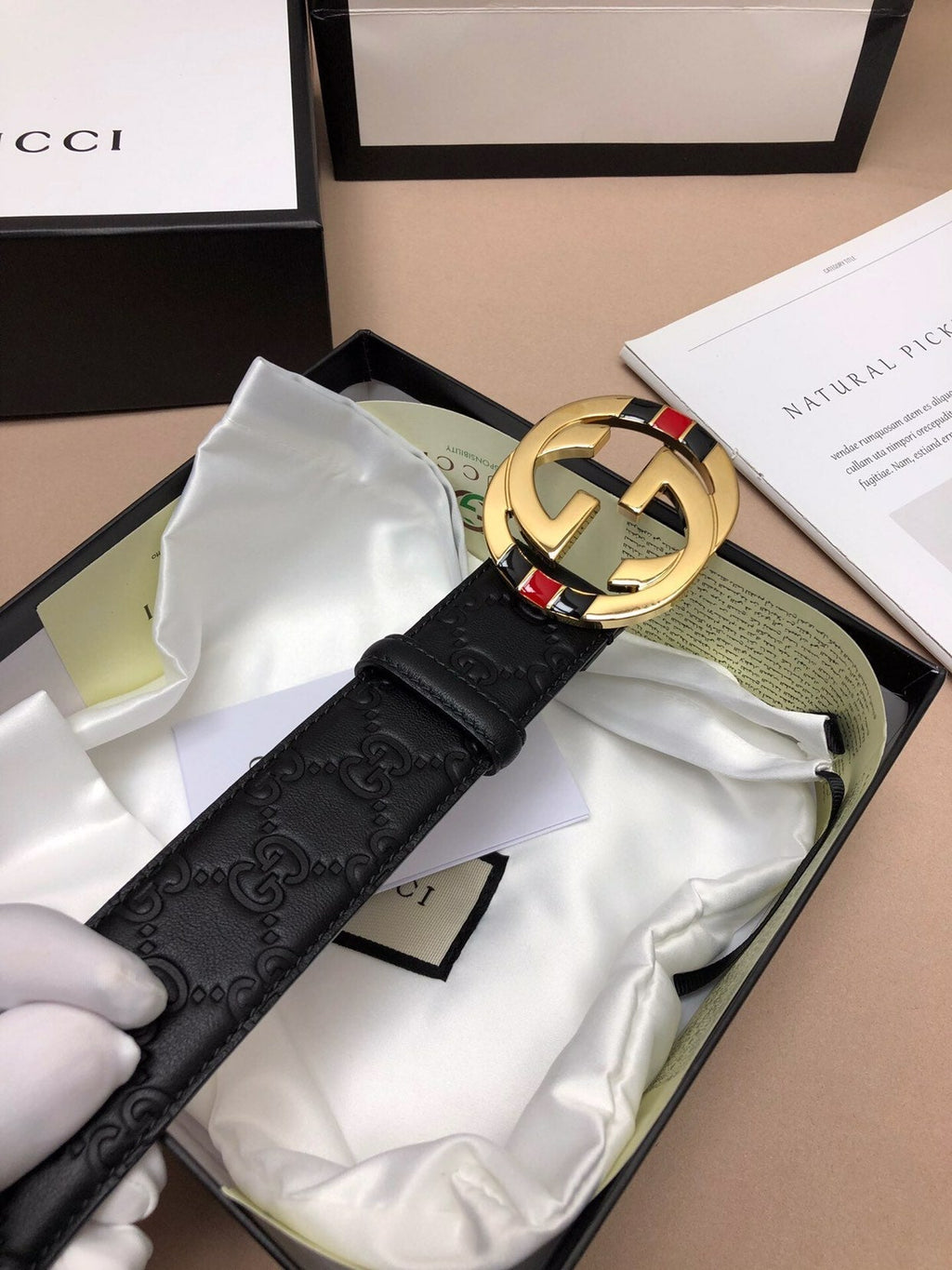 Gucci Marmont Reversible Belt