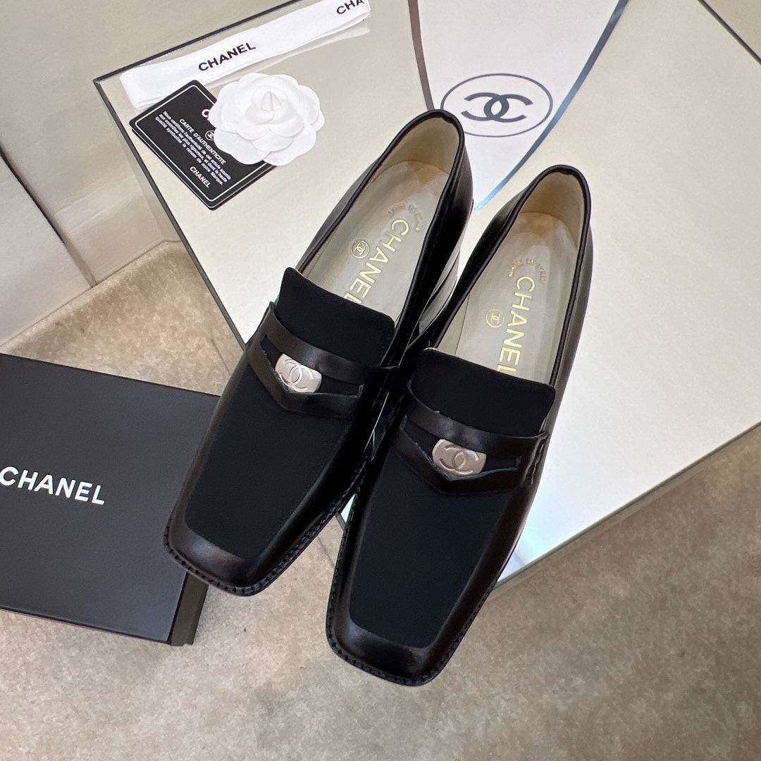 Chanel Loafers Black