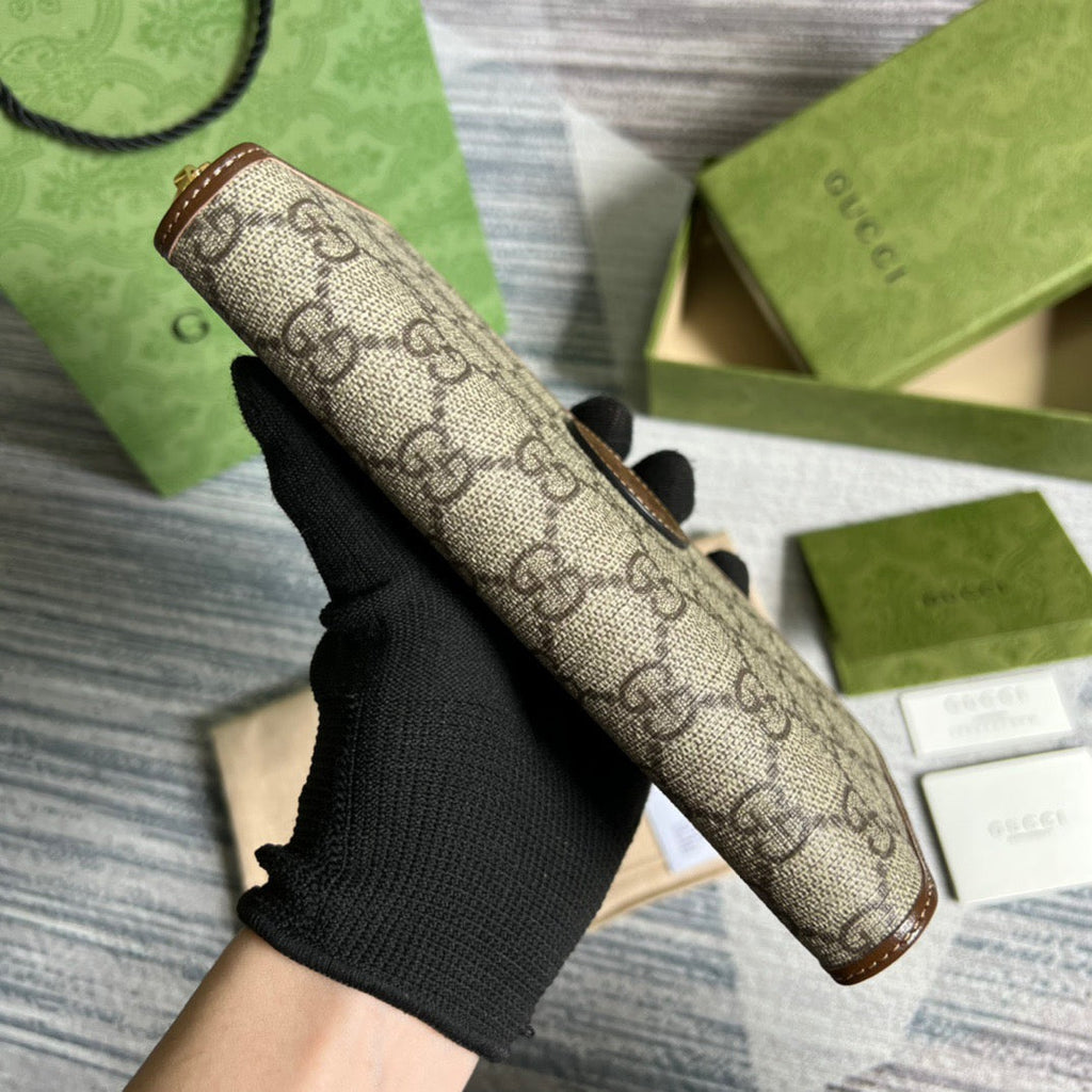 Gucci Ophidia GG Zip Around Wallet 19cm