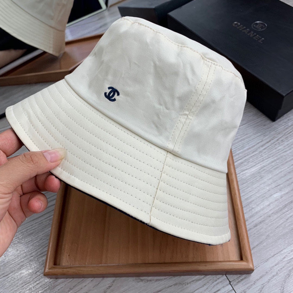 Chanel Cloche White Hat