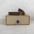 Louis Vuitton LV Initiales Reversible Belt Brown