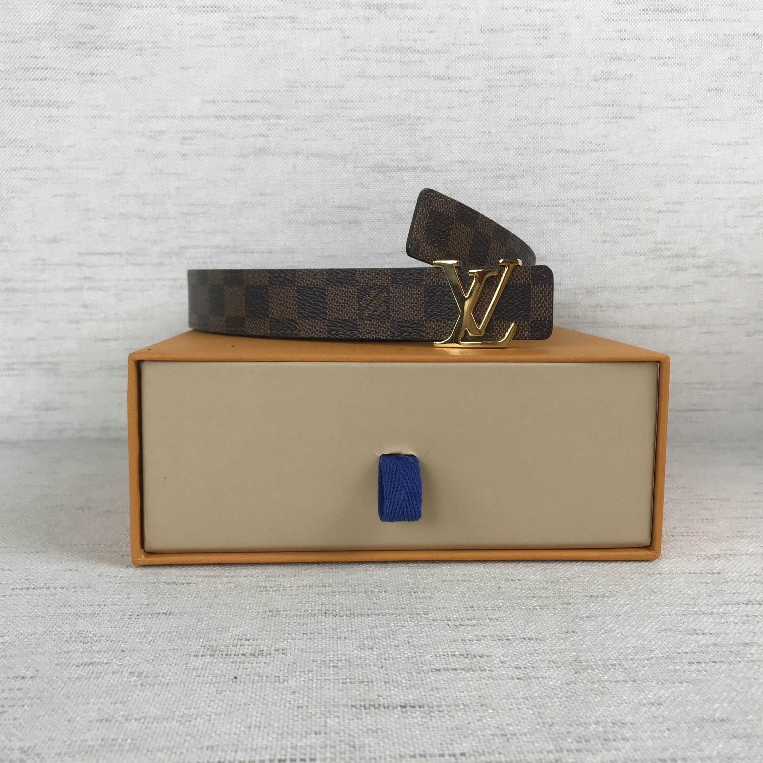 Louis Vuitton LV Initiales Reversible Belt Brown