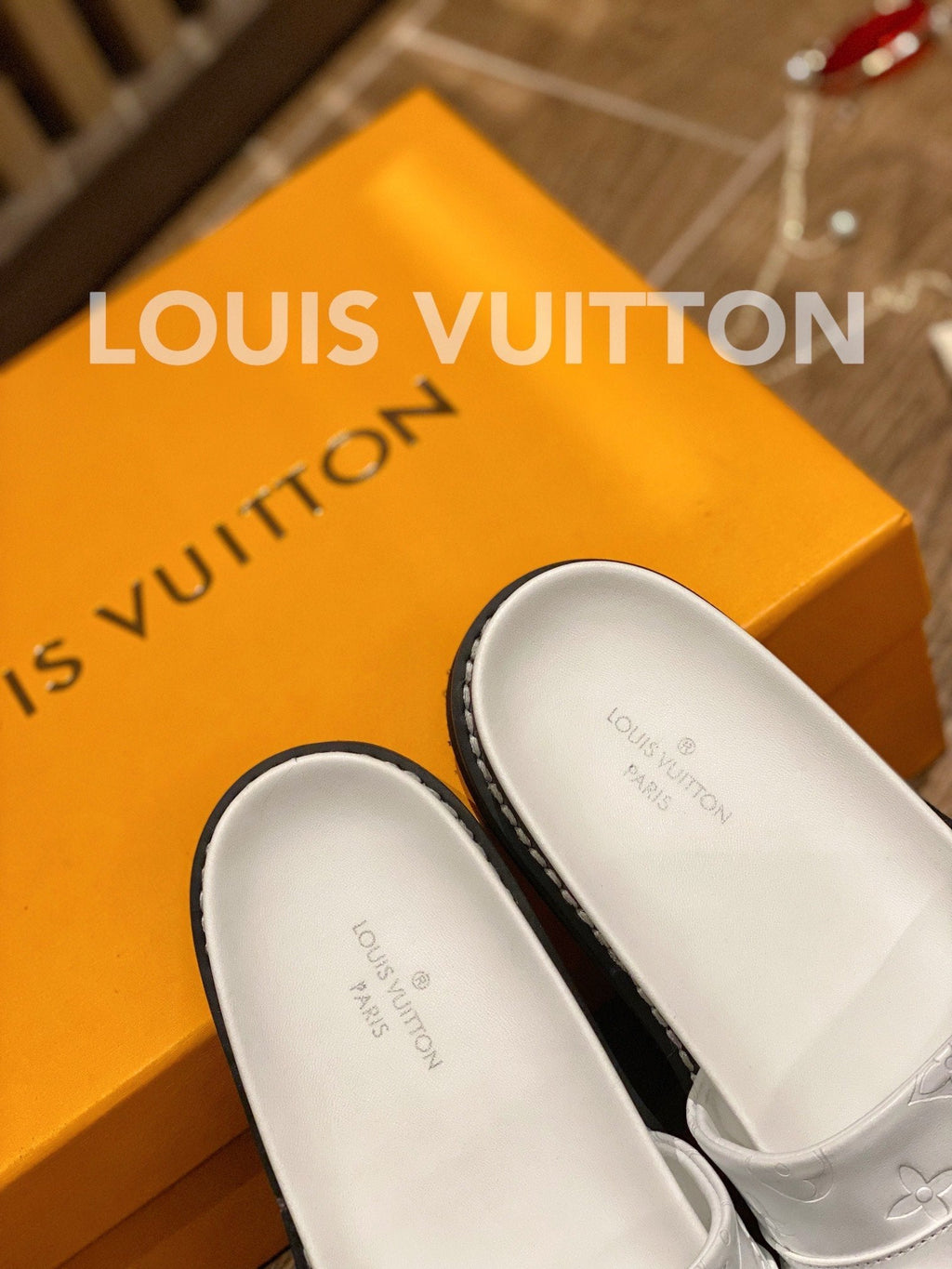 Louis Vuitton Unset Flat Comfort Mule White
