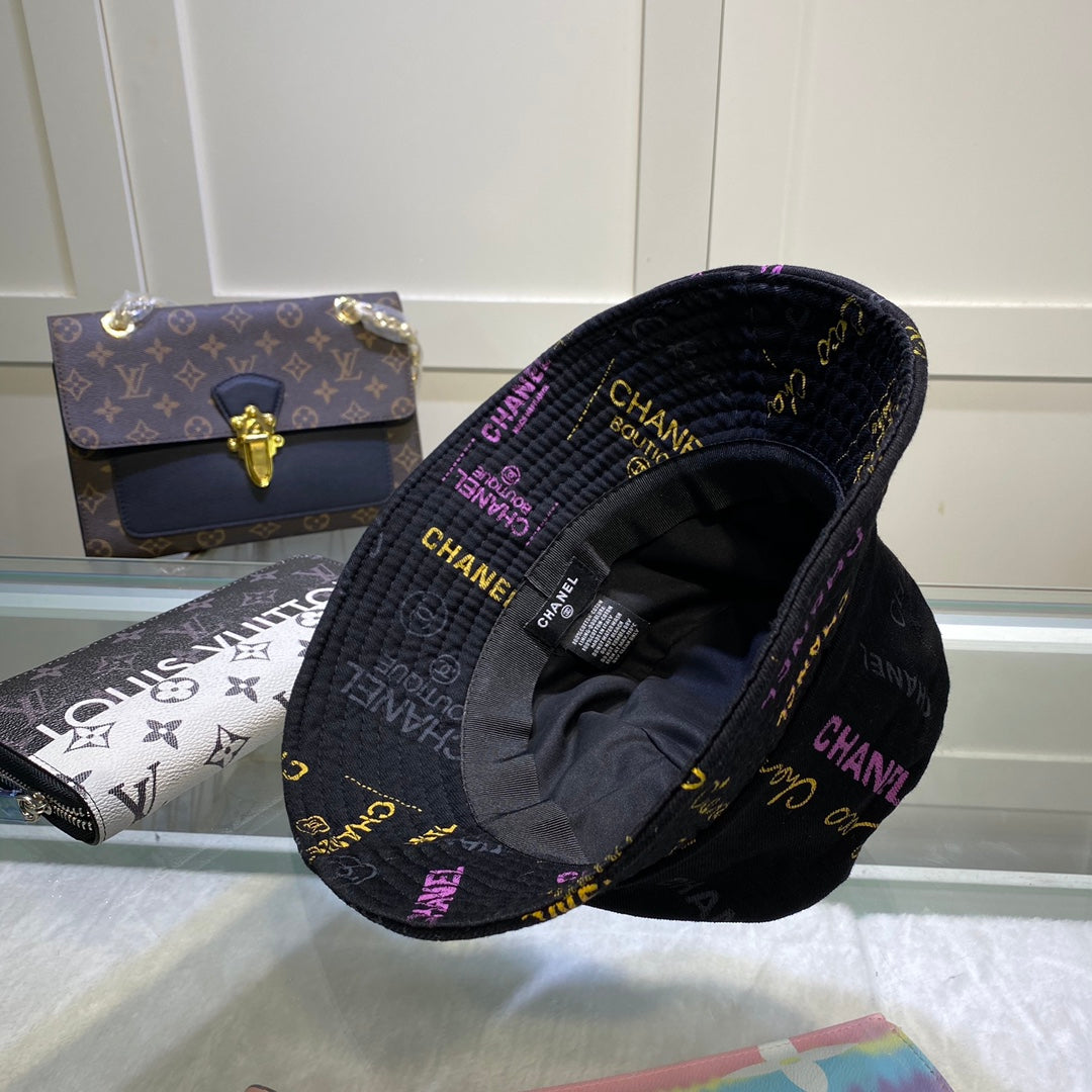 Chanel Cloche Black Hat