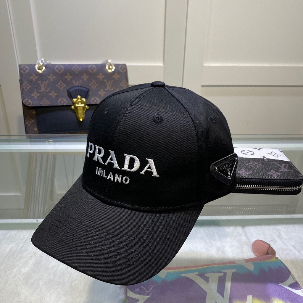Prada Denim Baseball Cap