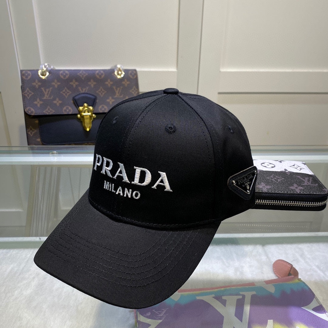 Prada Denim Baseball Cap