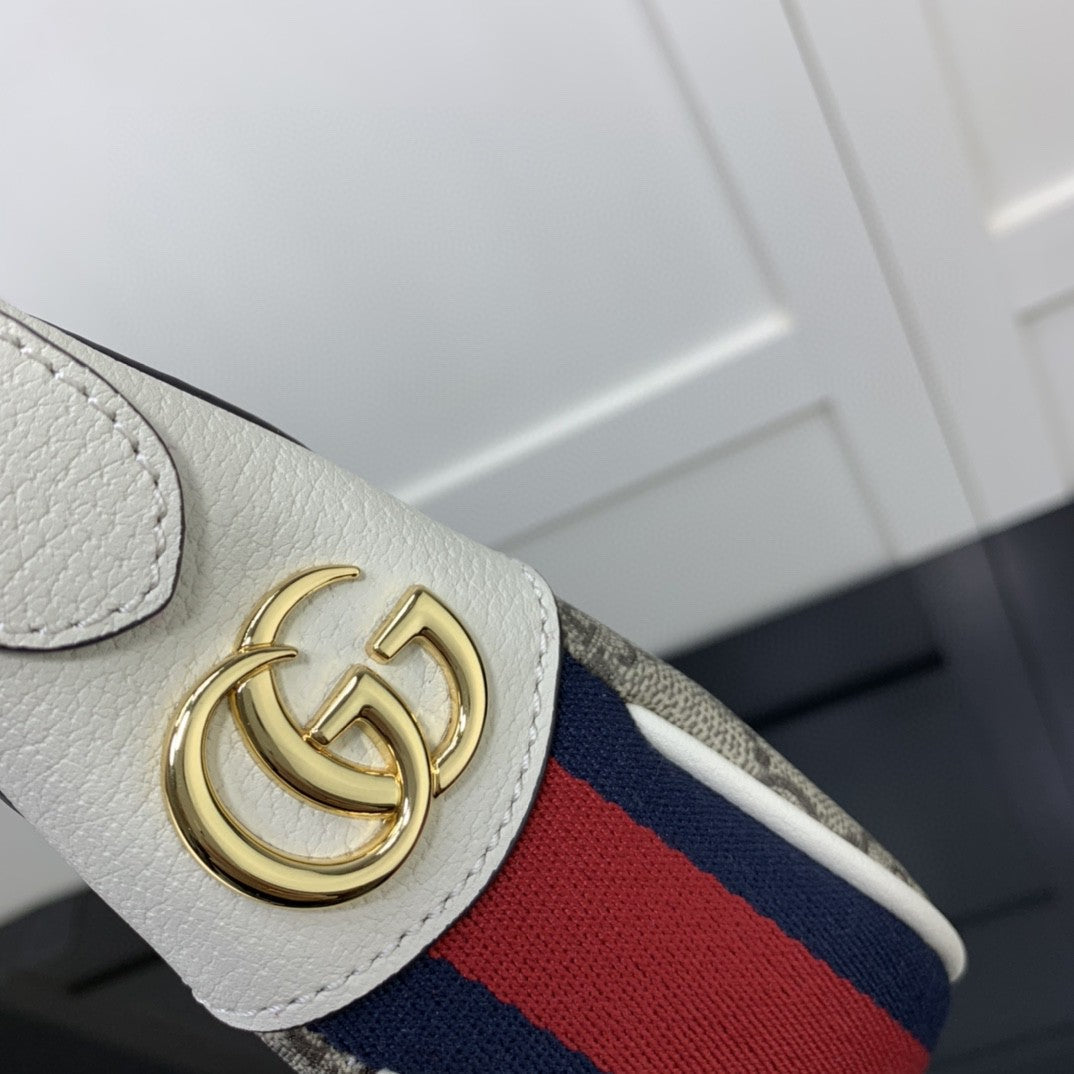 Gucci Ophidia GG Mini Bag 20cm Beige