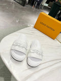 Louis Vuitton Jumbo Flatform Mule White