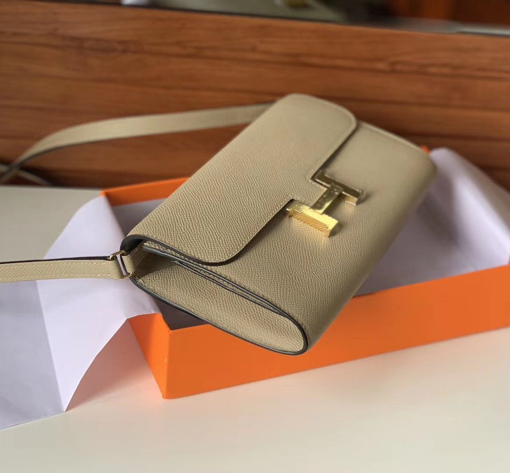 Hermes Constance Togo 21cm Cream