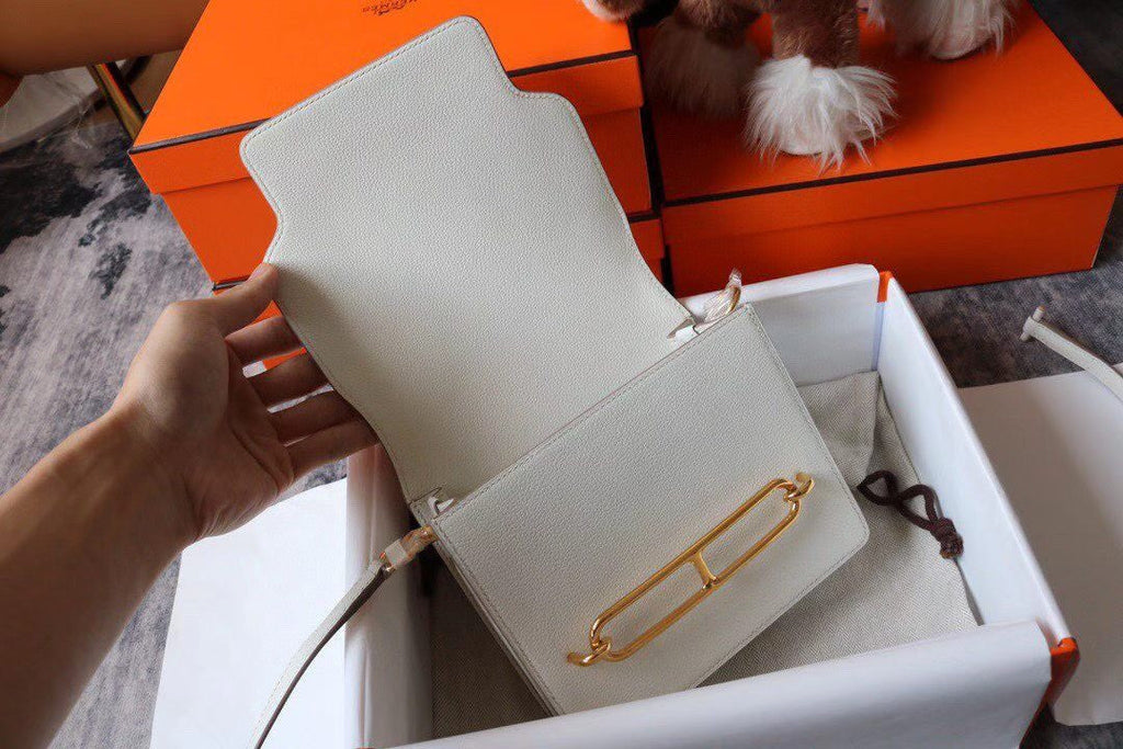 Hermes Roulis 23 Swift White