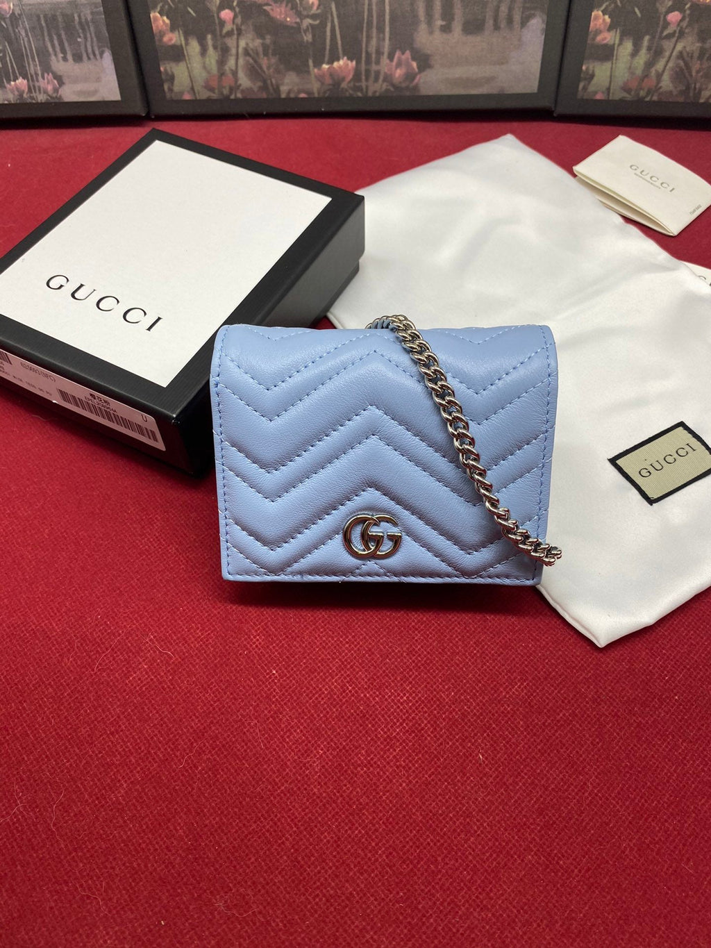 Gucci Blue Crossbody Bag 11cm
