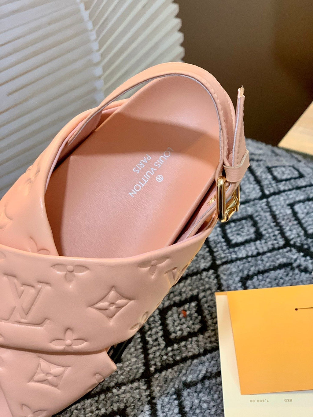 Louis Vuitton Paseo FlatComfort Sandal Pink