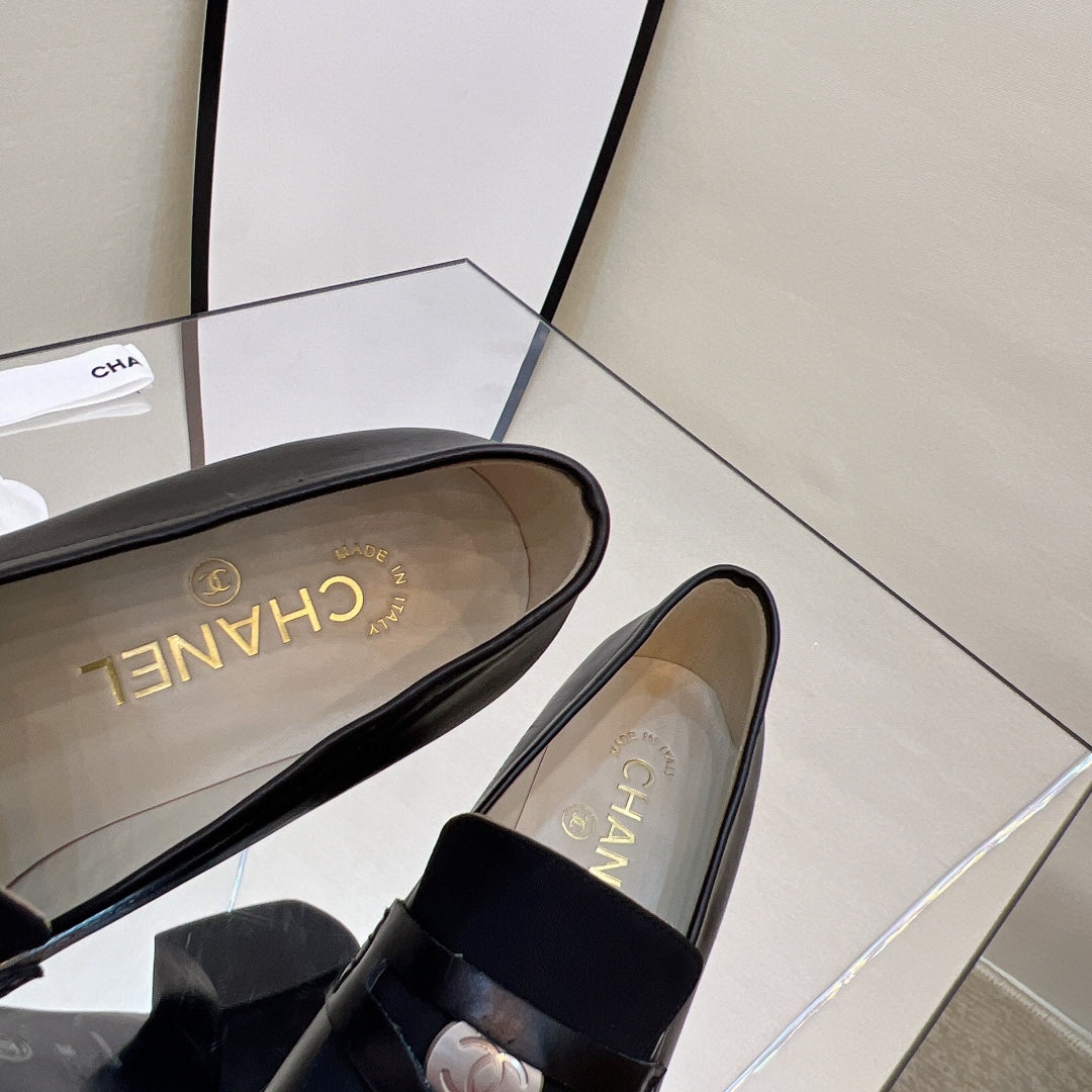 Chanel Loafers Black