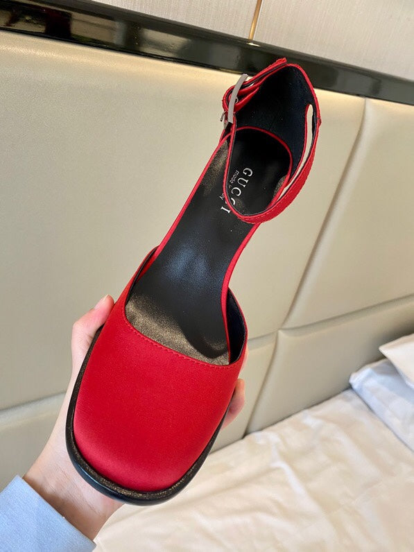 Gucci Platform Sandal Red