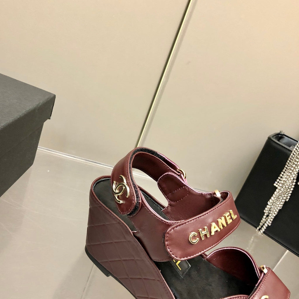 Chanel Sandals Brown