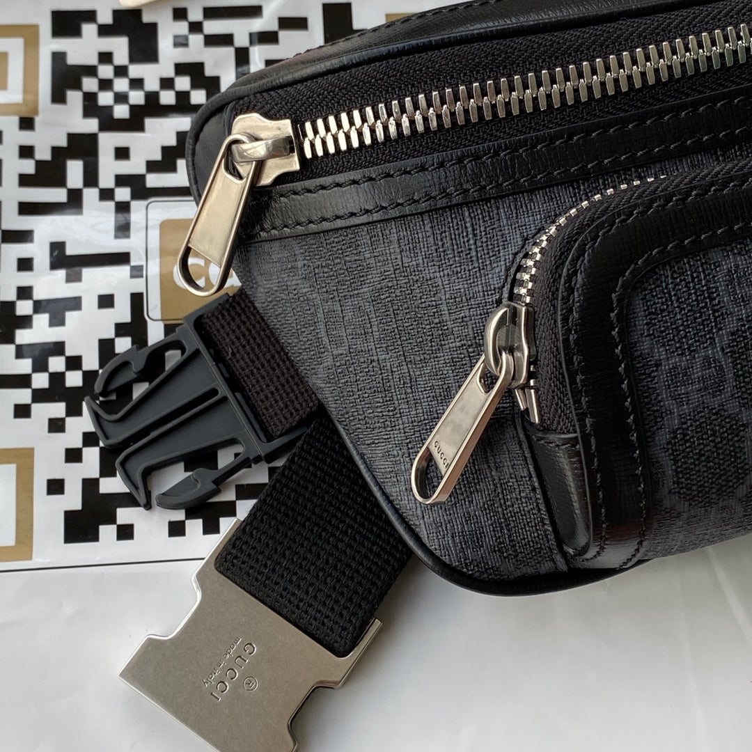 Gucci Belt Bag With Interlocking G 23cm Black