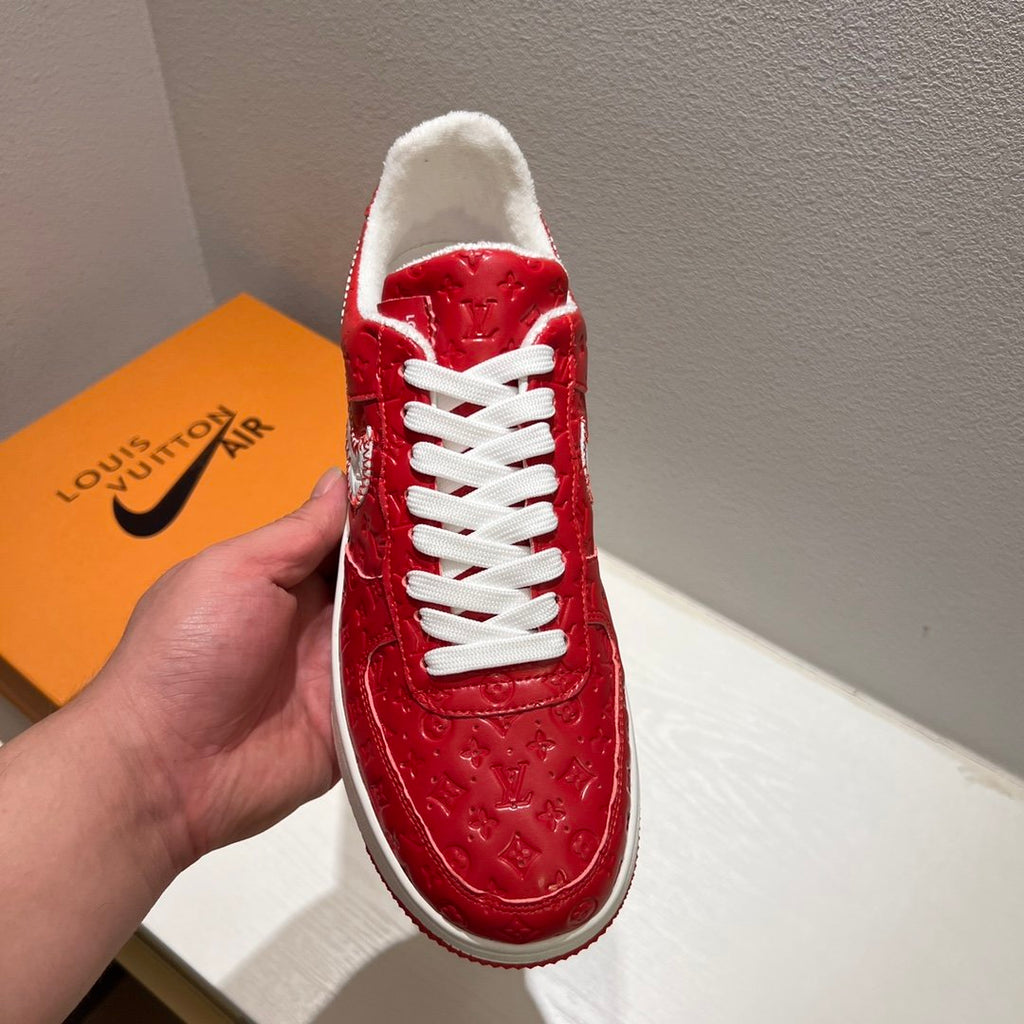 Louis Vuitton x Off-White x Nike Air Force 1 Red