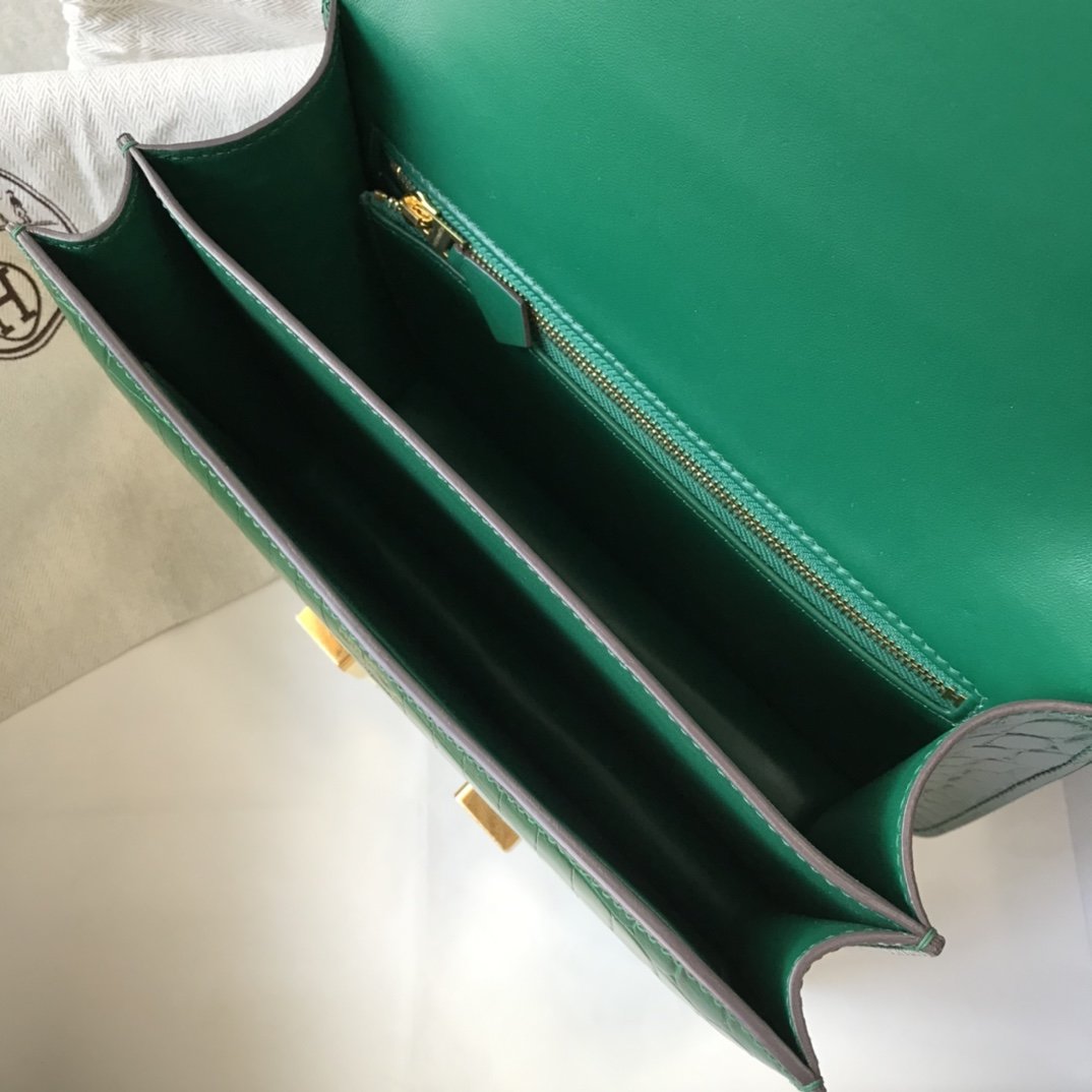 Hermes Crossbody Bag 23cm Green