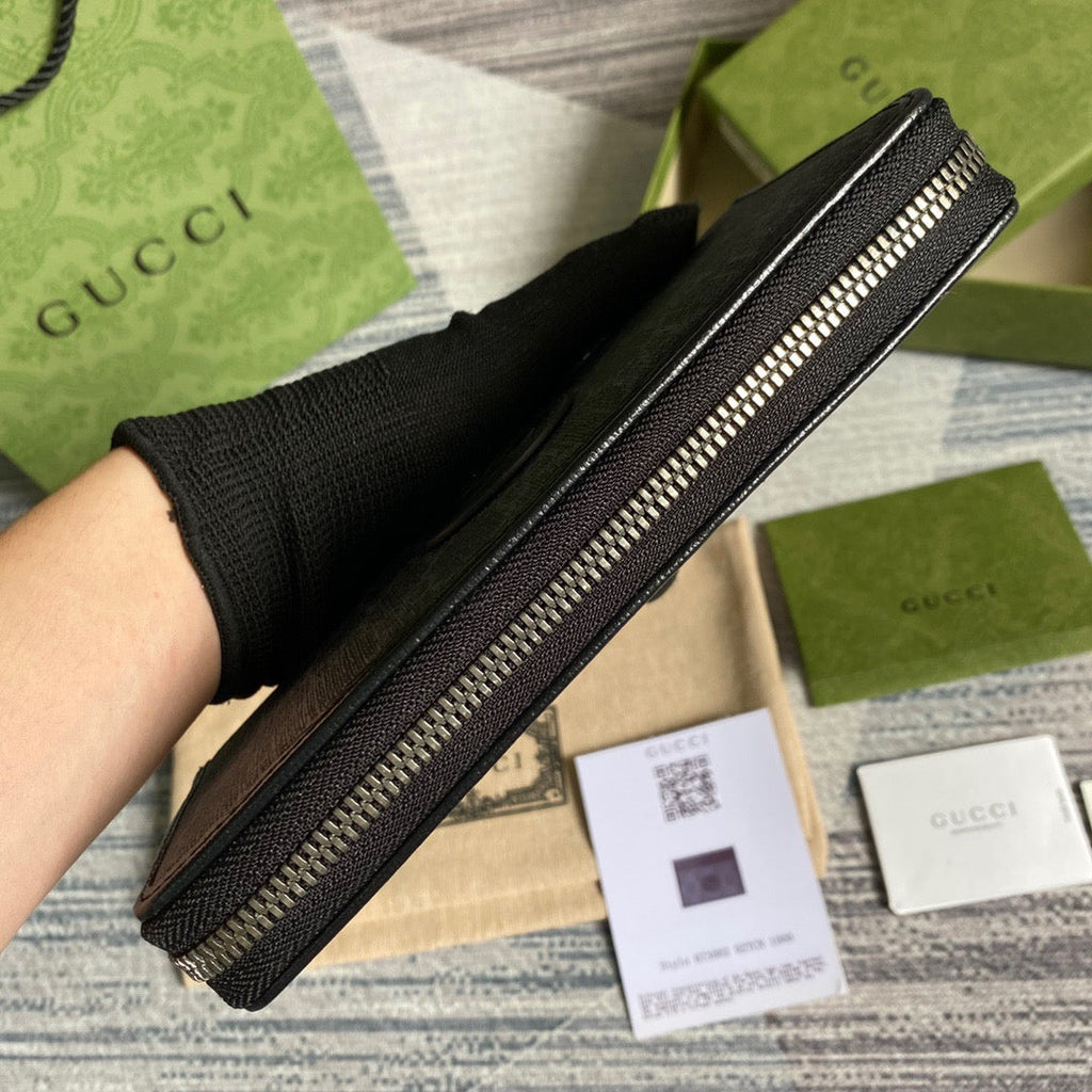 Gucci Ophidia GG Zip Around Wallet 19cm