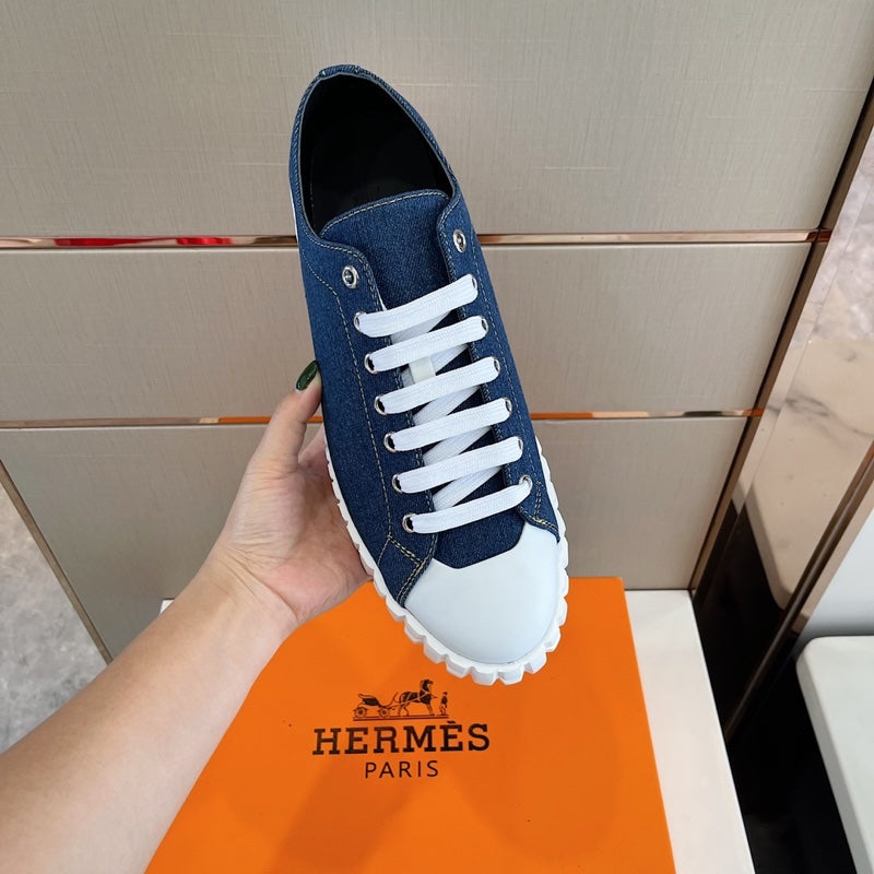 Hermes Climb Sneaker Low Top Blue