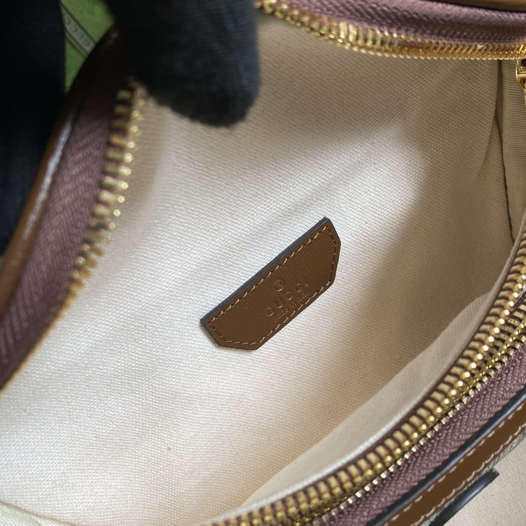 Gucci Belt Bag With Interlocking G 24cm Brown