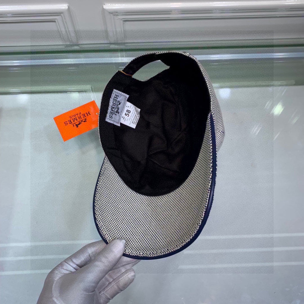 Hermes Davis H Primavera Cap Grey