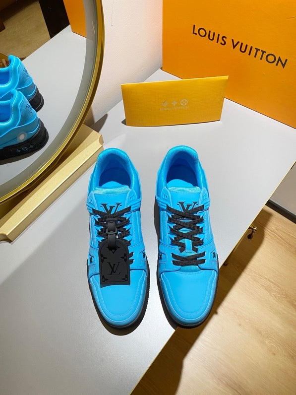 Louis Vuitton Trainer Sneaker Blue