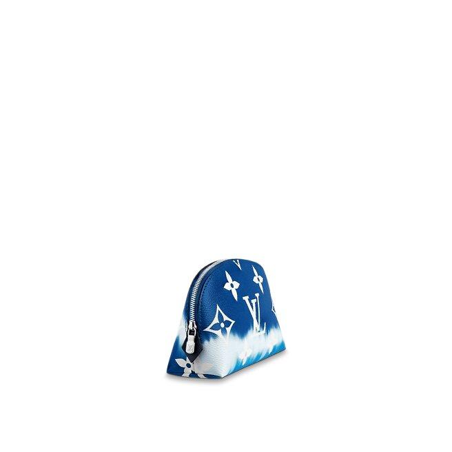 Louis Vuitton ESCALE COSMETIC POUCH PM Blue