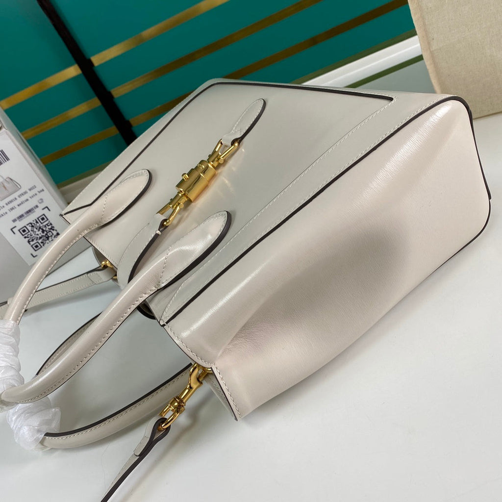 Gucci Jackie 1961 Medium Tote Bag 30cm White